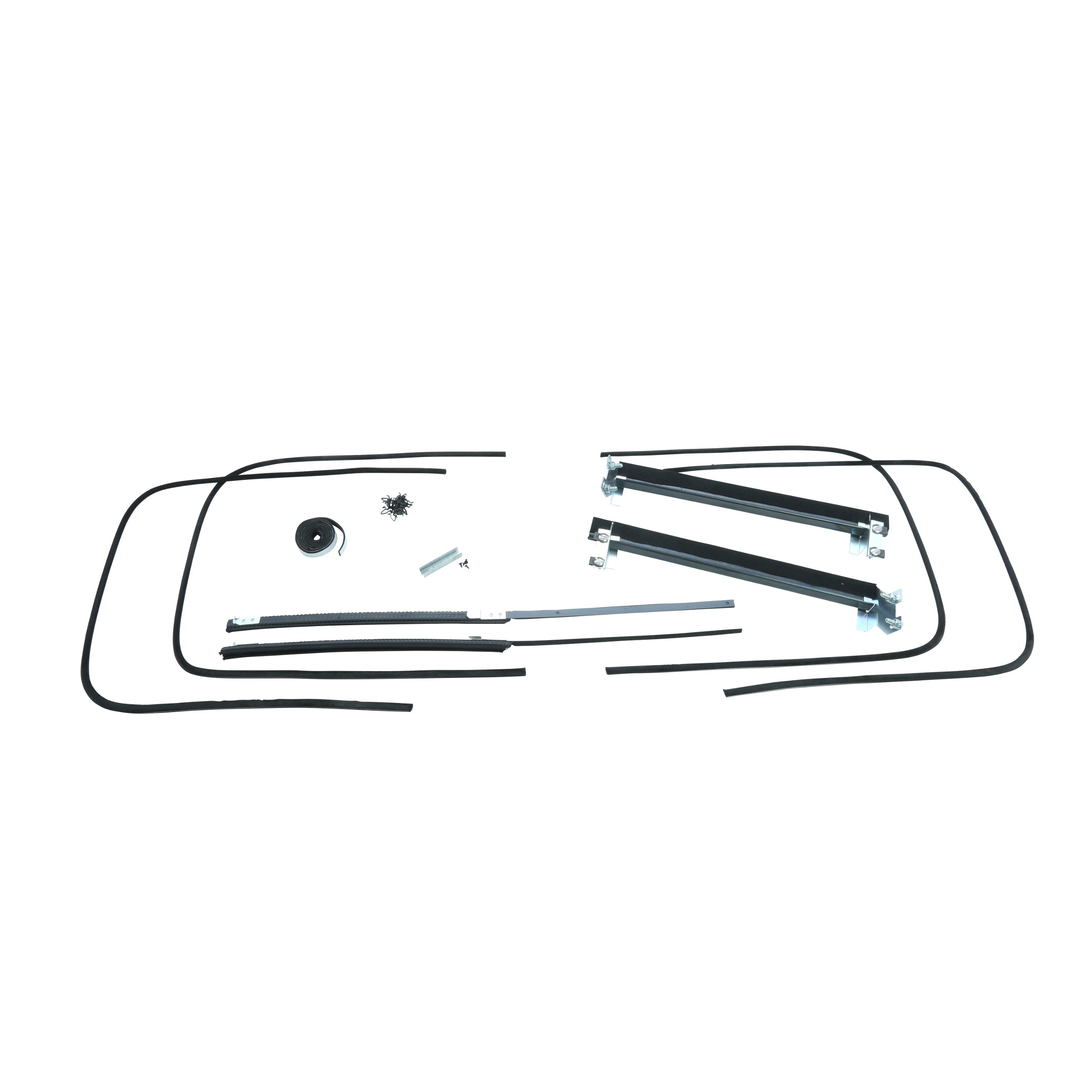 Window Channel Kit (Front Door) • 1941-42 Ford 5 Window Coupe & Fordor Sedan (Flat Bracket)