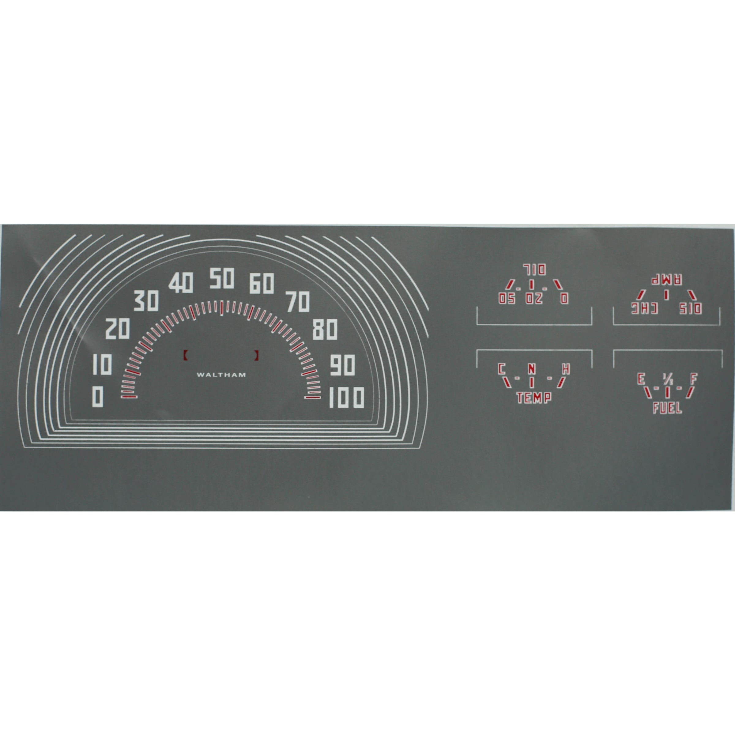 Speedometer & Gauge Decals • 1941-47 Ford Pickup