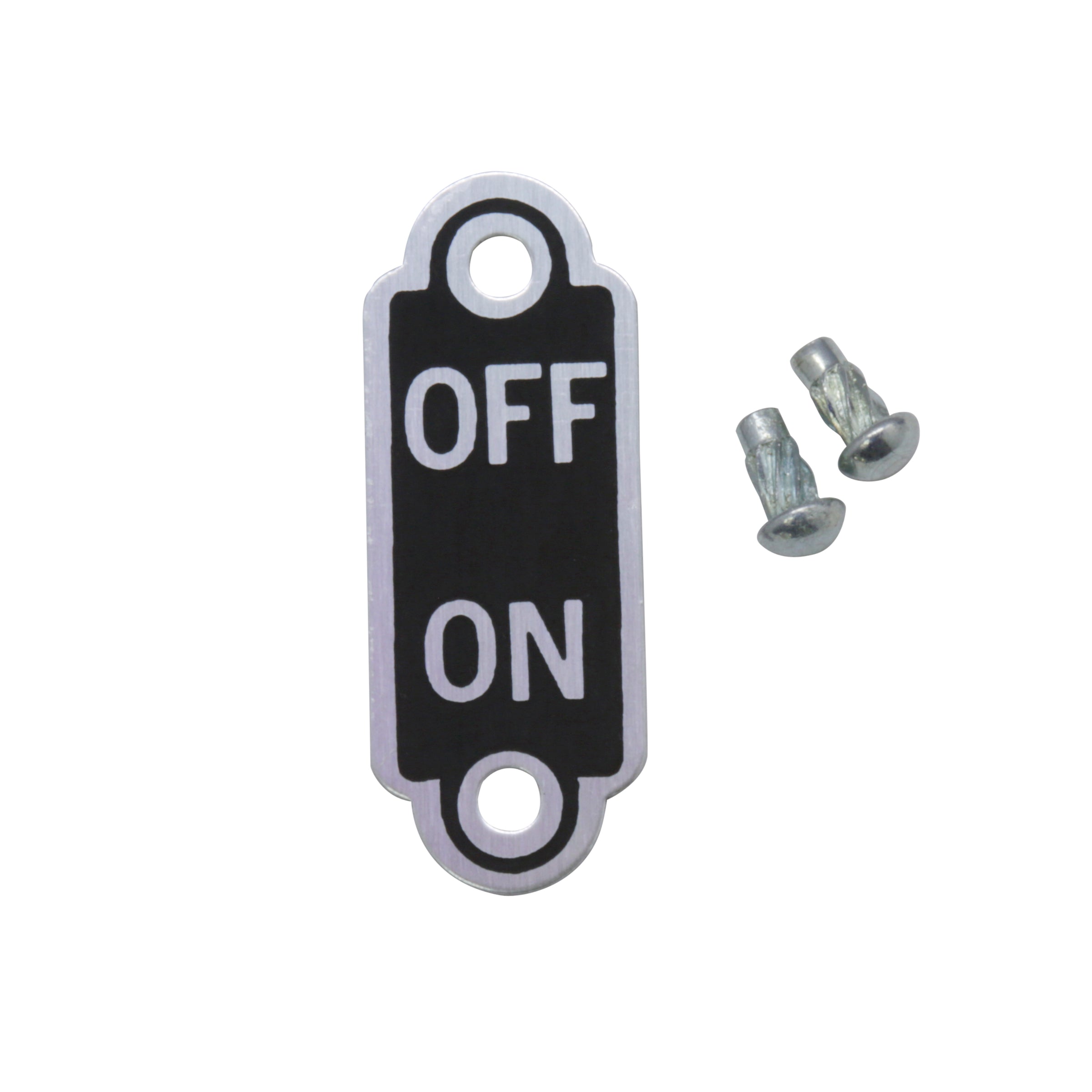 Ignition Switch On-Off Plate • 1933-34 Ford Passenger