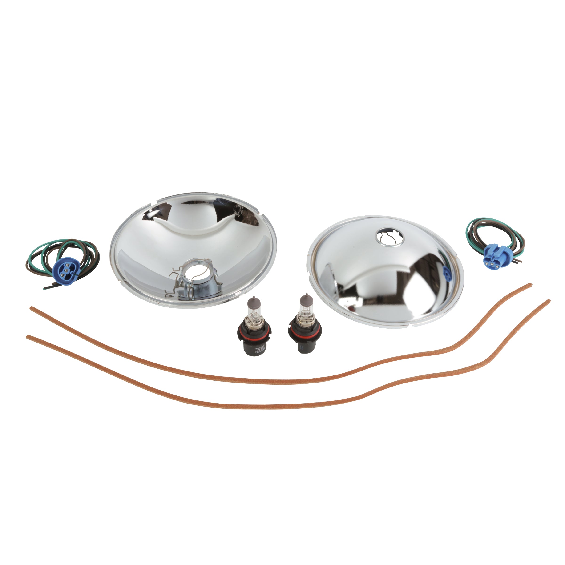 Reflectors with Quartz Halogen Bulbs Installed • 1933-34 Ford Passenger & Pickup