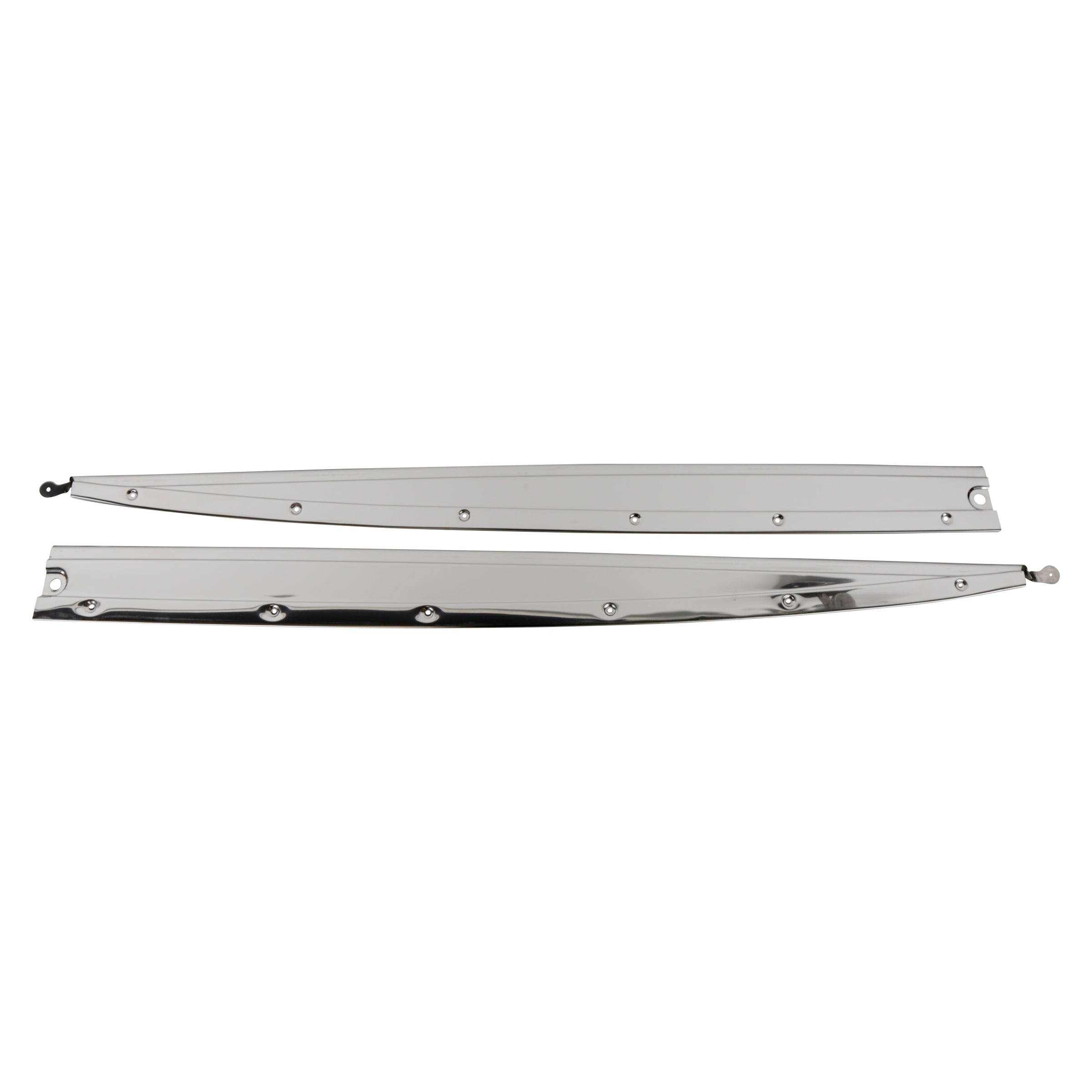 Door Scuff (Sill) Plates (Stainless Steel) • 1933-34 Ford Tudor, 3 Window Coupe & Victoria