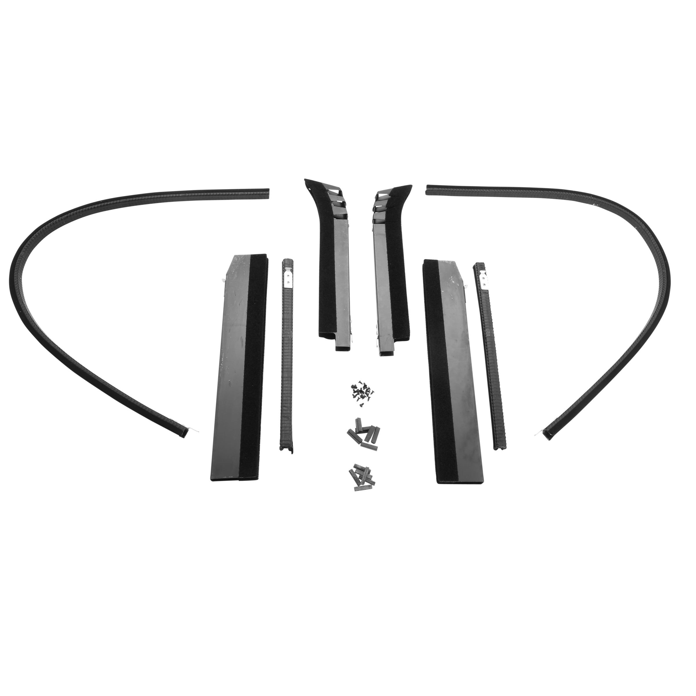 Window Channel Kit (Front Door, Rubber) • 1935-36 Ford 5 Window Coupe & Fordor Sedan