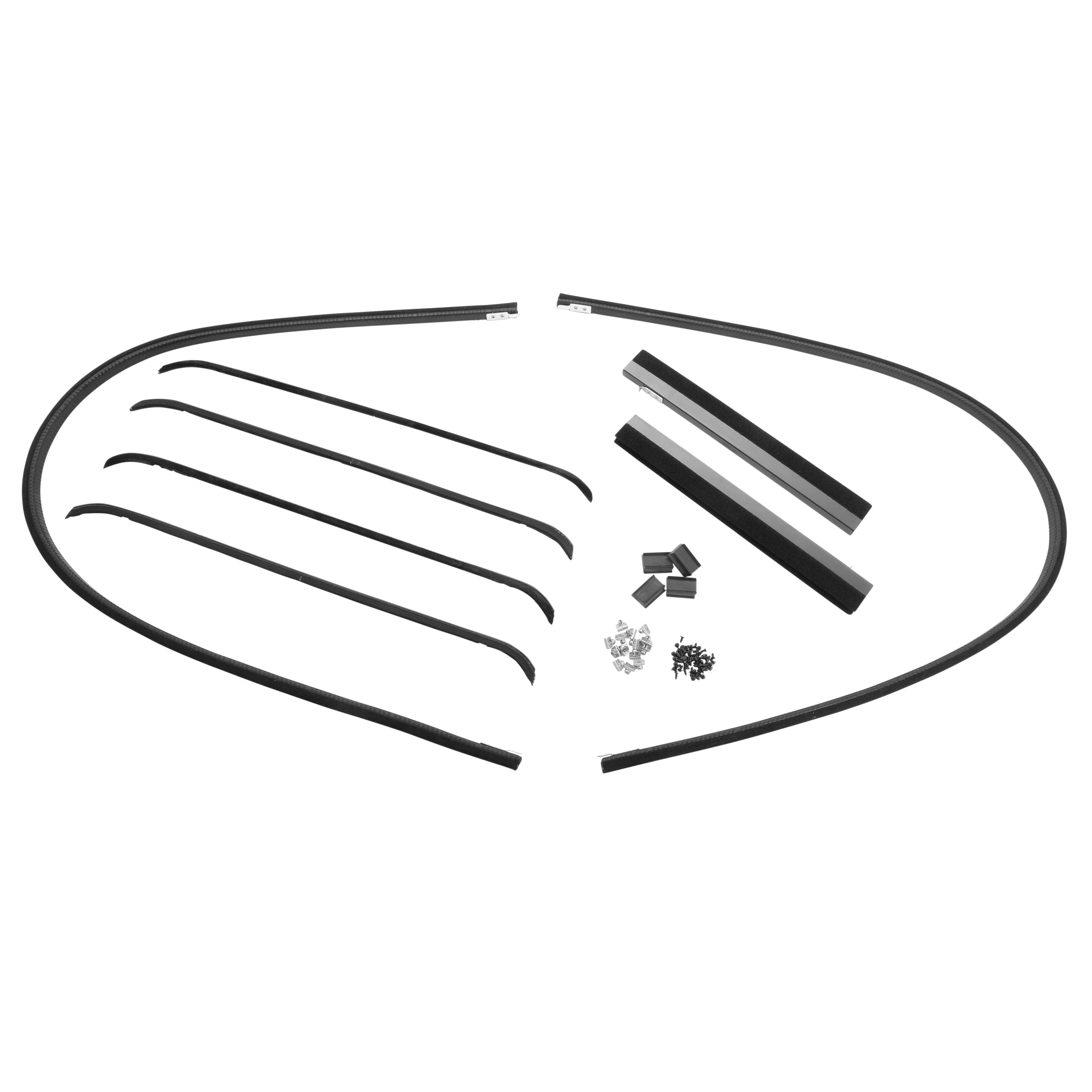 Window Channel Kit (Rear Door, Felt) • 1935-36 Ford Fordor Sedan