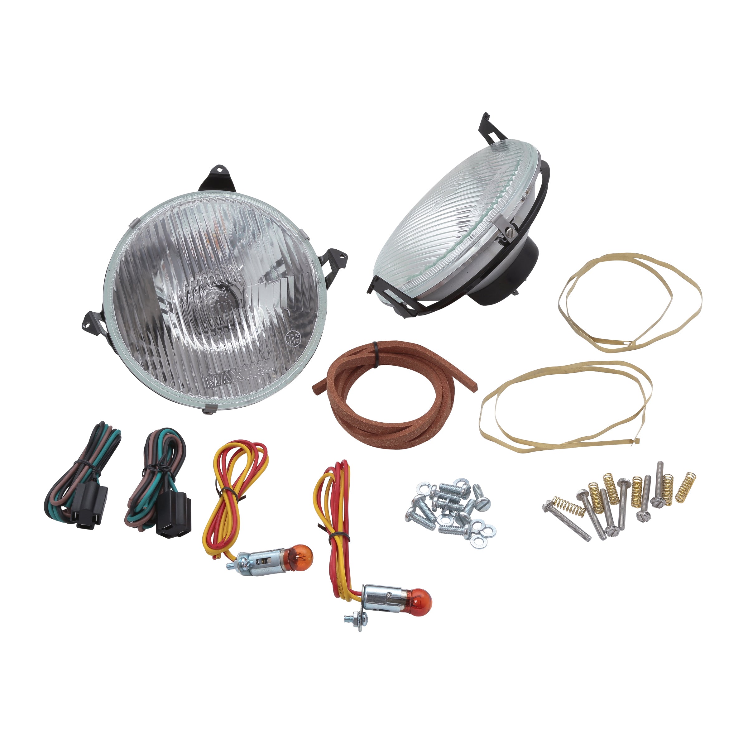 Quartz Halogen Headlight Retrofit Kit • 1937-39 Ford Standard