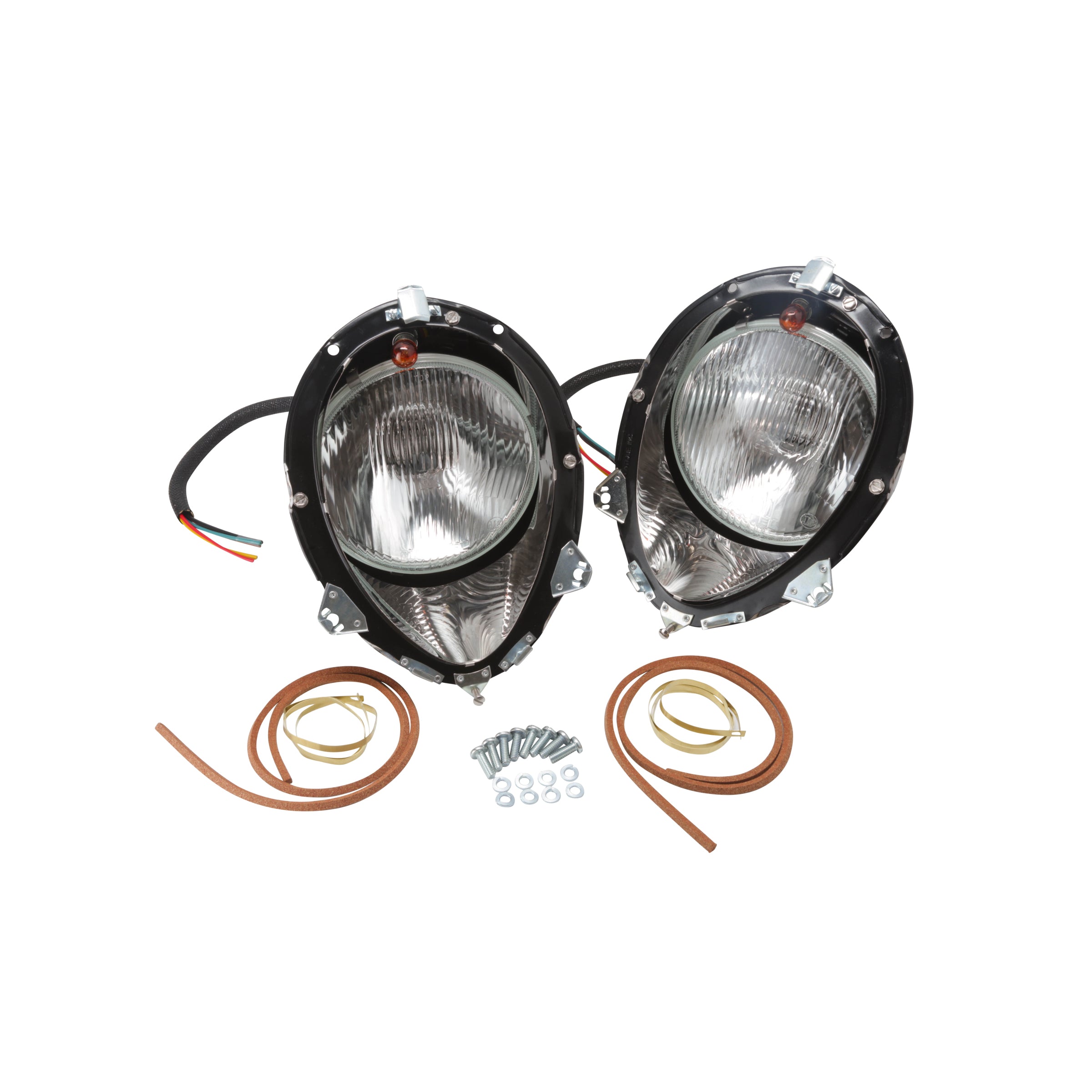 Quartz Halogen Headlight Kit • 1937-38 Ford Passenger & 1939 Standard