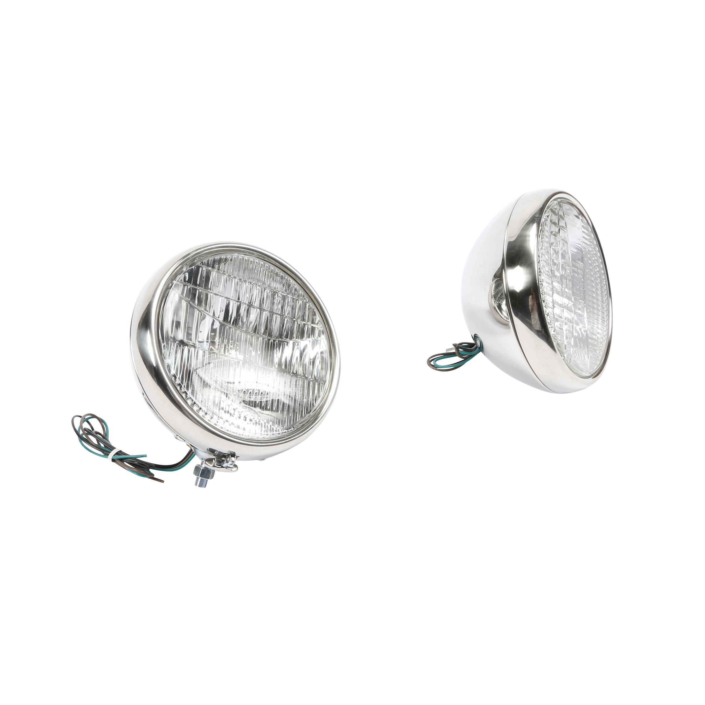 Headlights (Stainless-Halogen-12 Volt) • 1930-31 Model A Ford