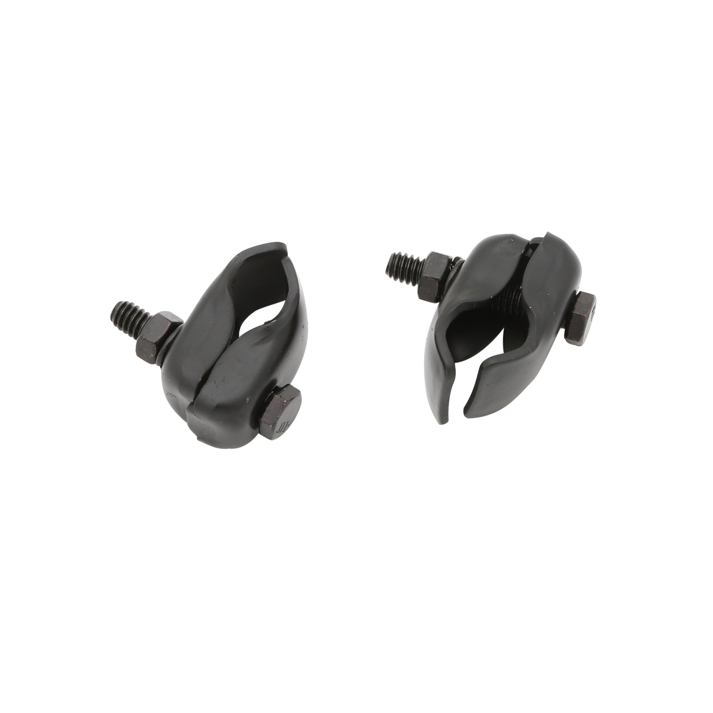 Front License Plate Clamp Set (Black) • 1928-31 Model A Ford