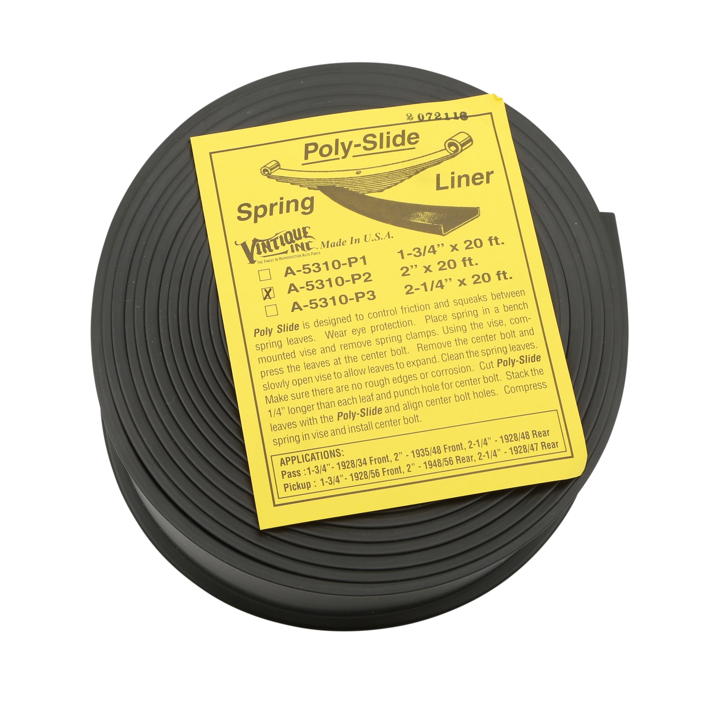 Spring Liner / Poly-Slide (Front) 2