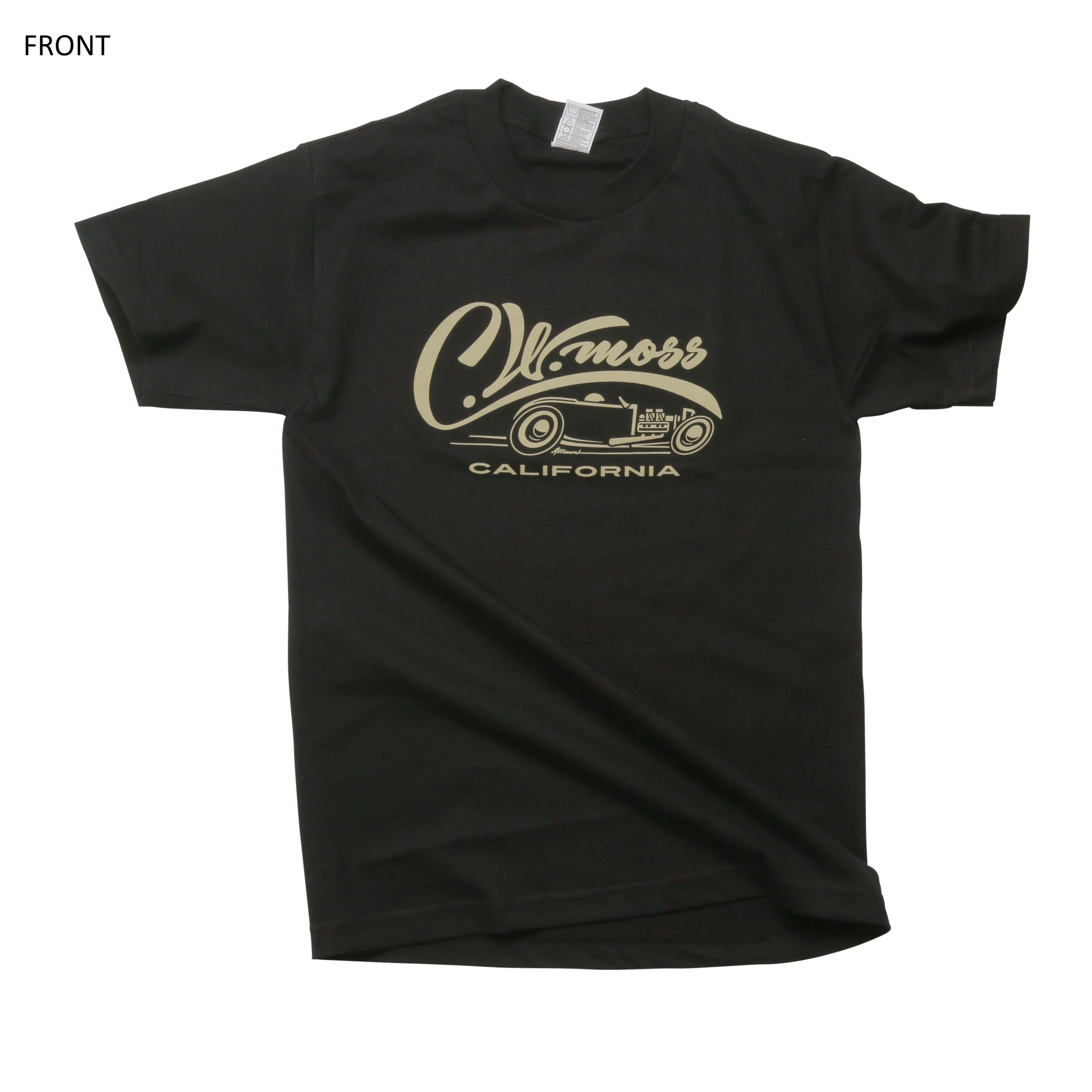 C.W. Moss Black T-Shirt • Racing Roadster