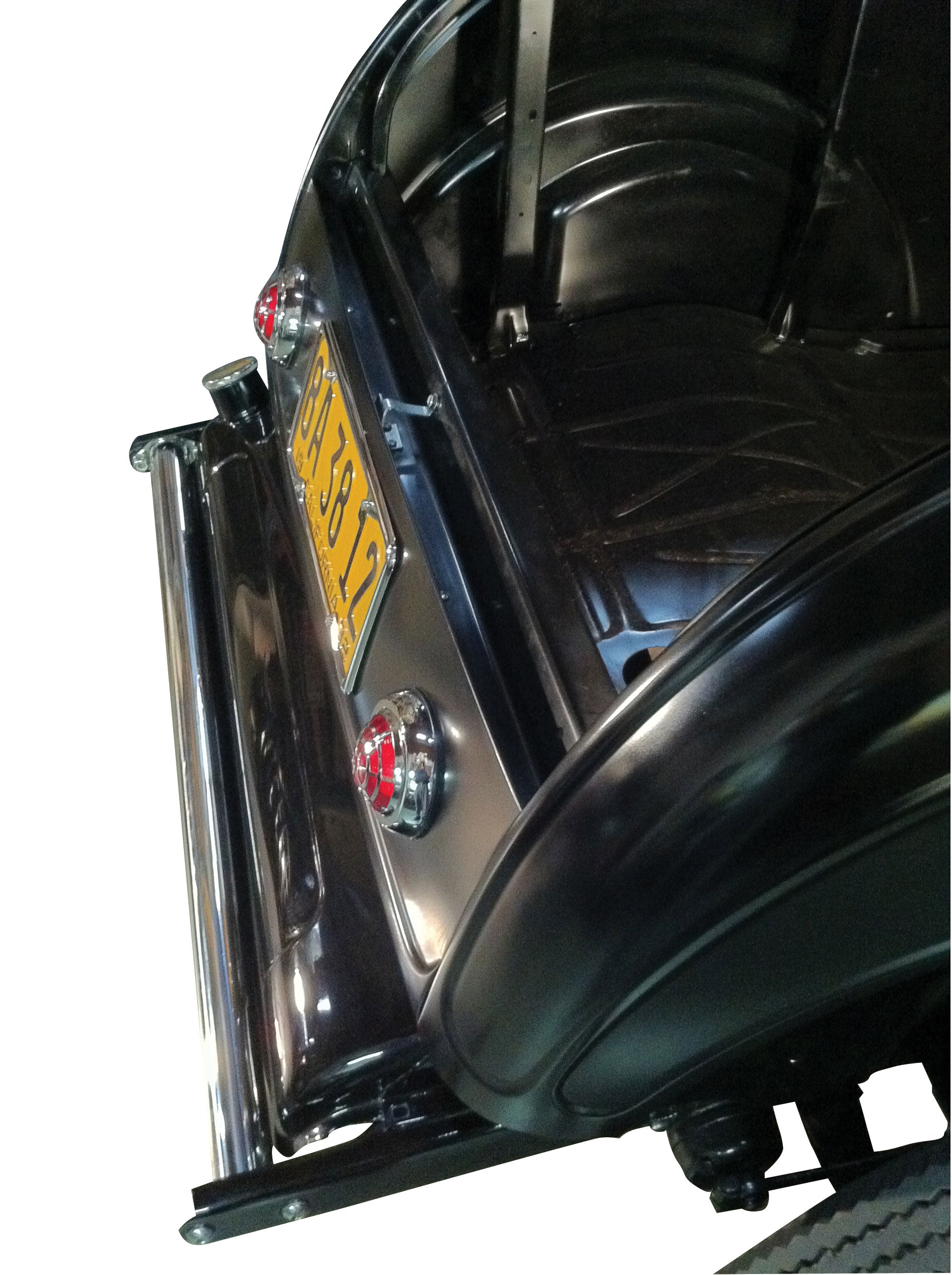 Trunk Panel Rain Gutter Trough Set (Lower) • 1932 Ford 5-Window Coupe & Roadster