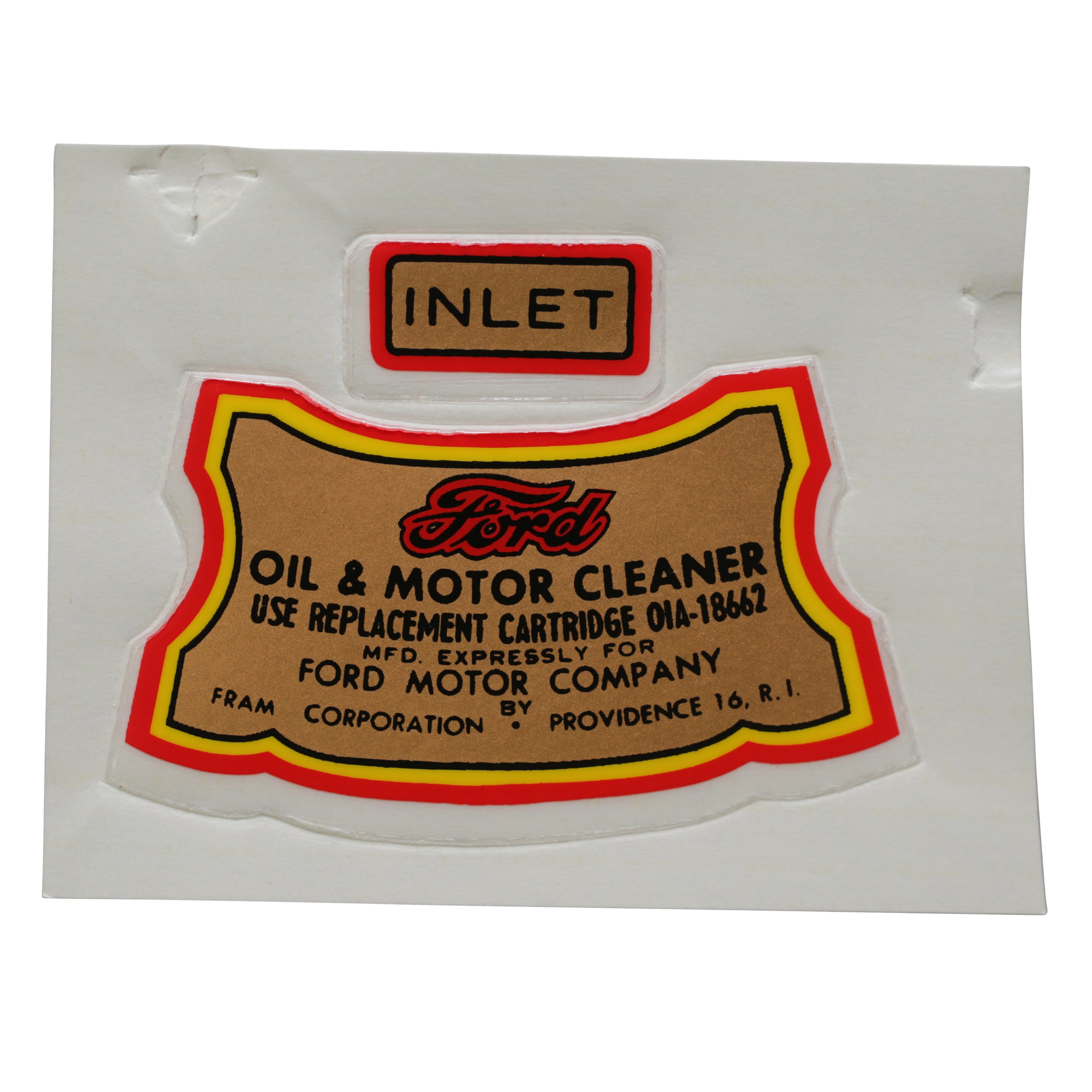 Engine Compartment Decal • 1939-48 Ford