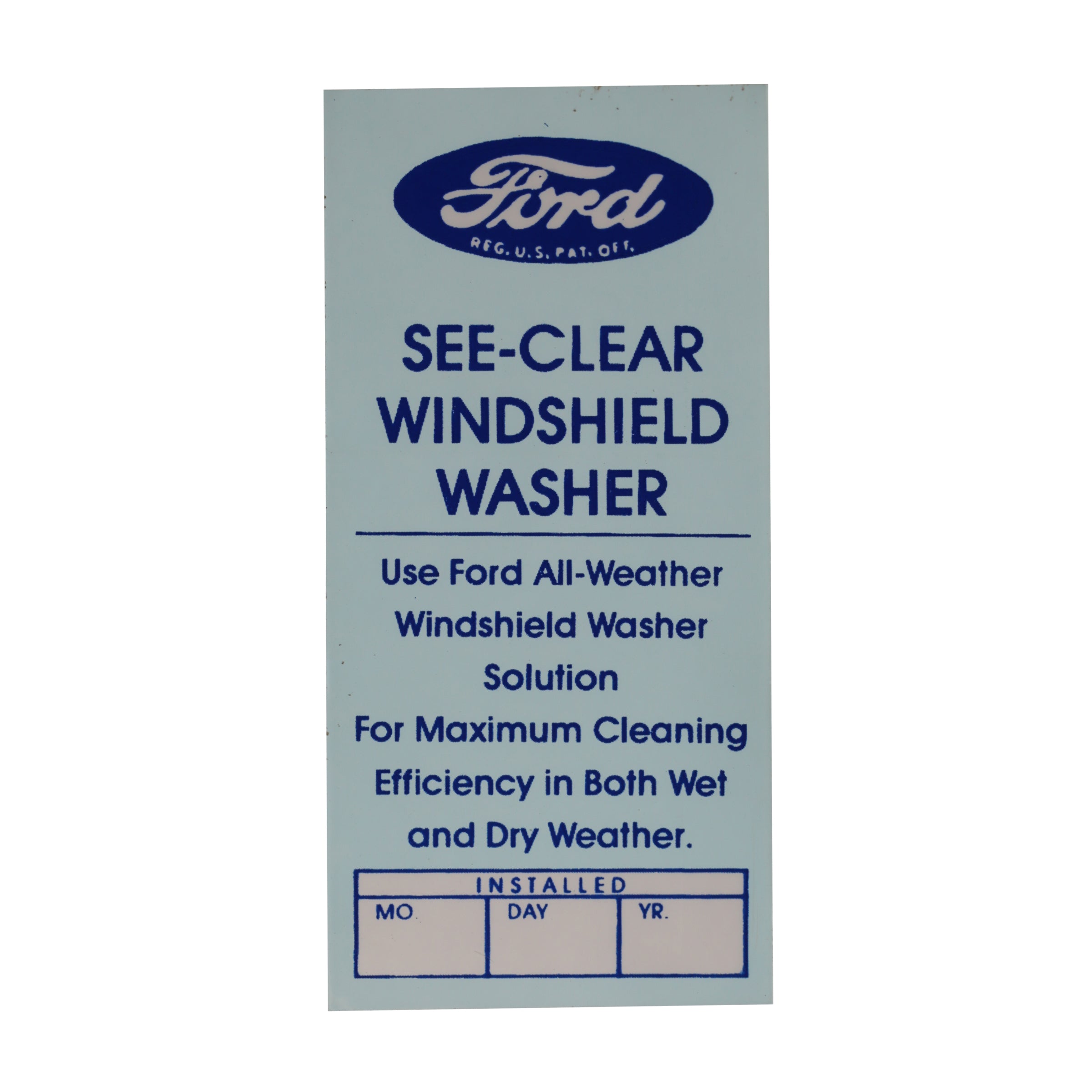 Engine Compartment Decal • 1946-48 Ford