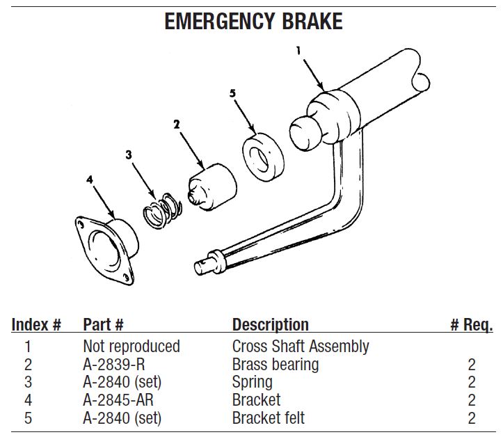 Cross Shaft Bracket • 1928-30 Model A Ford