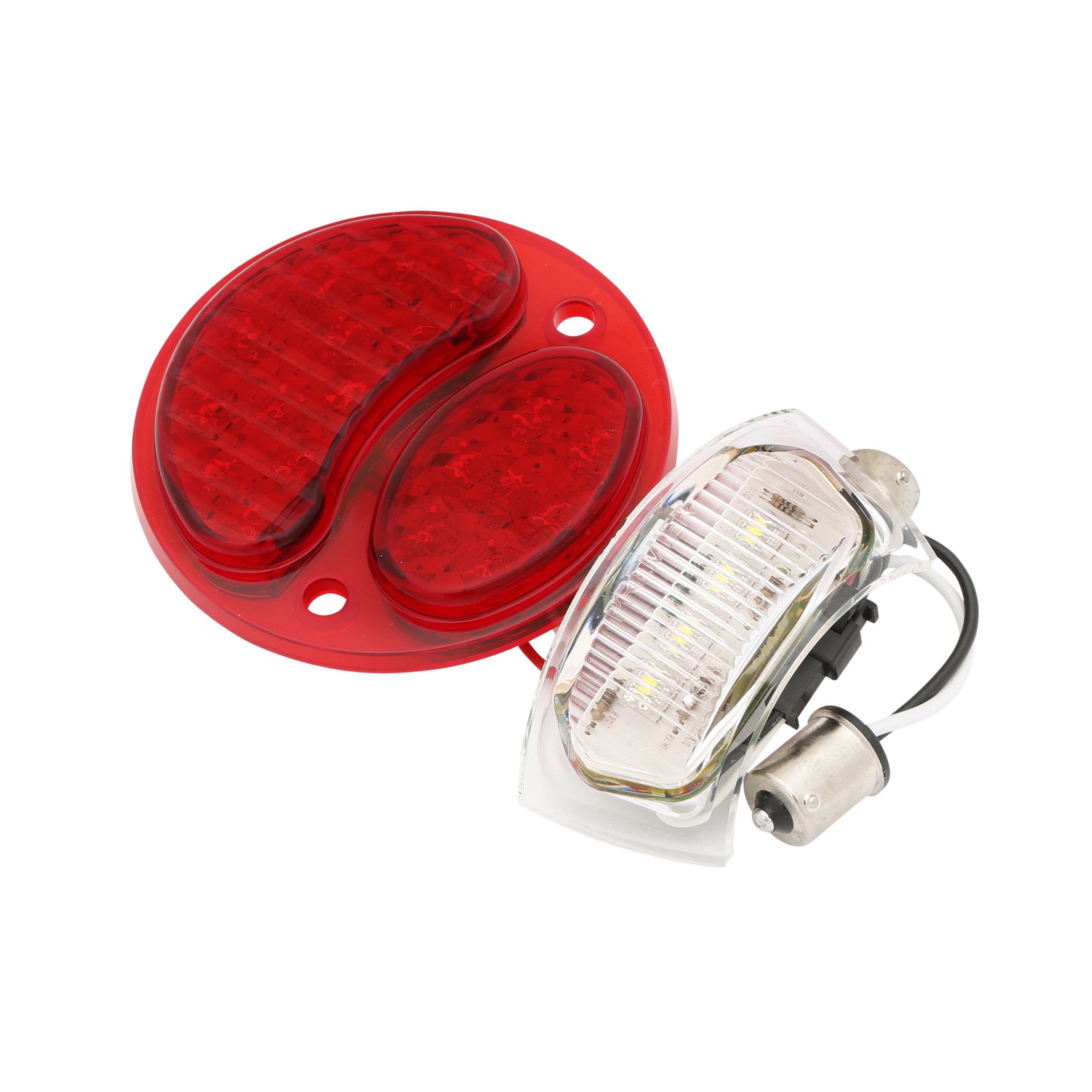 Taillight Lens Insert (LED 6 Volt All Red) • 1928-31 Model A Ford Left