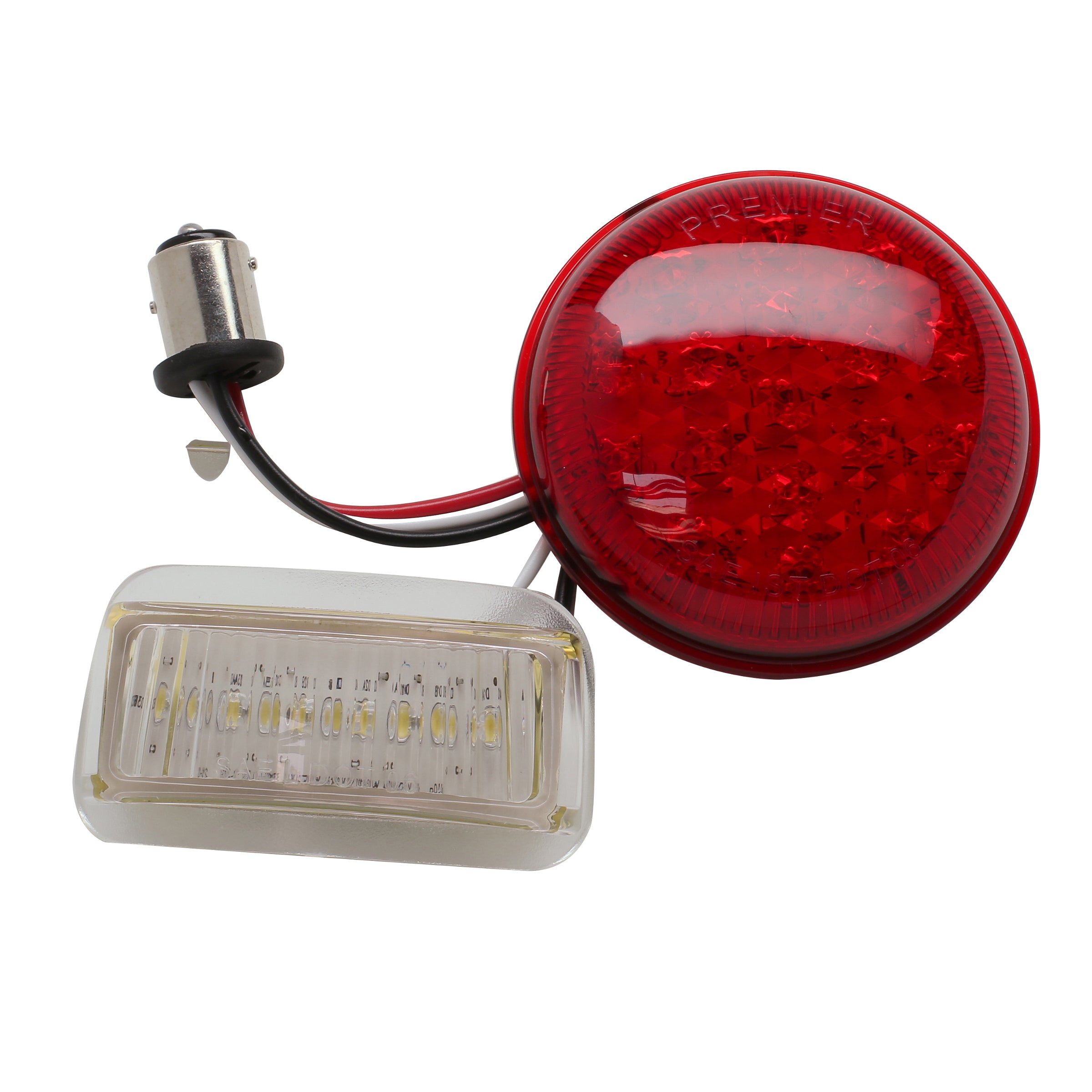 L.E.D. Taillight Lens Assembly (Left) • 1937 Ford Passenger