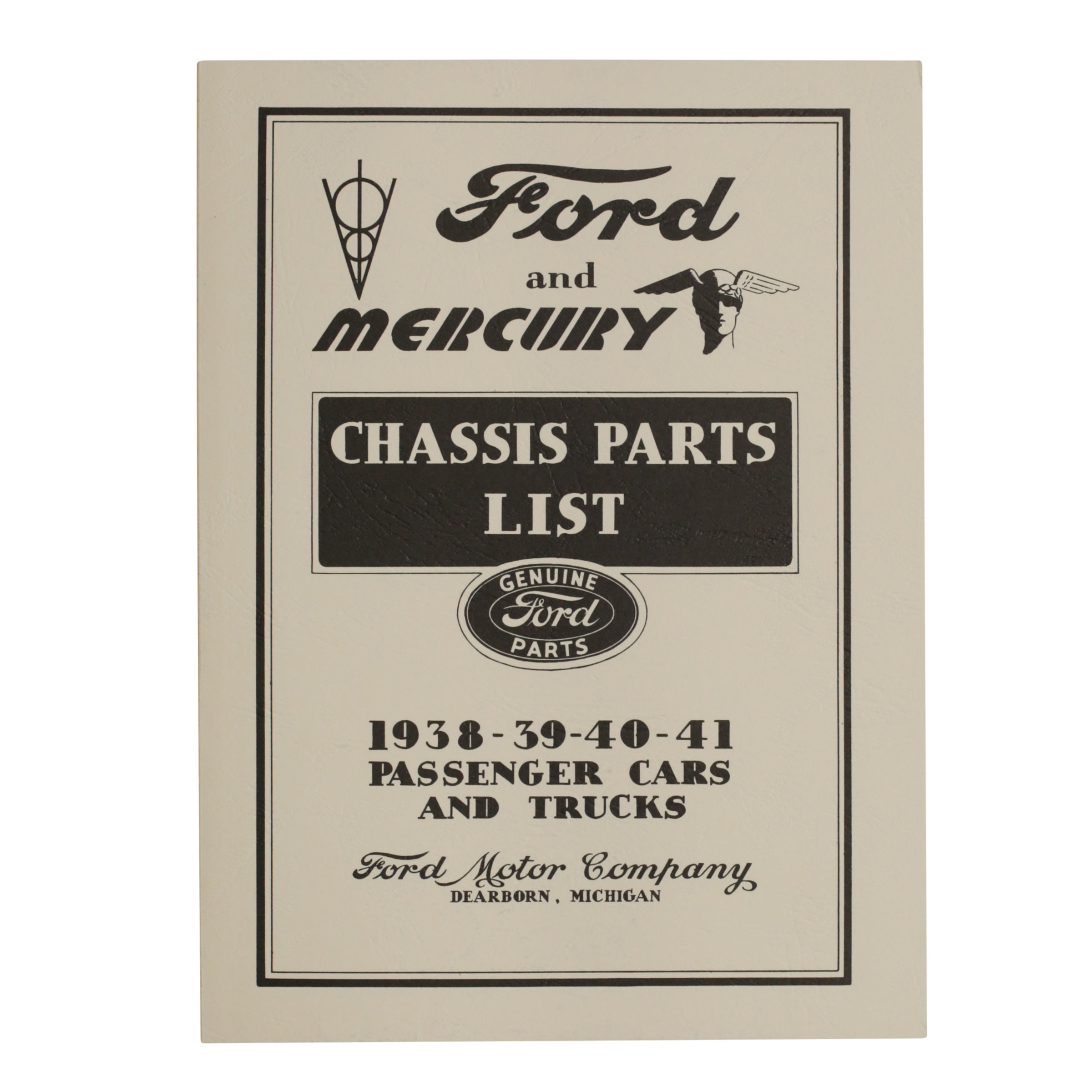 Ford Chassis Parts List • 1938-41 Ford