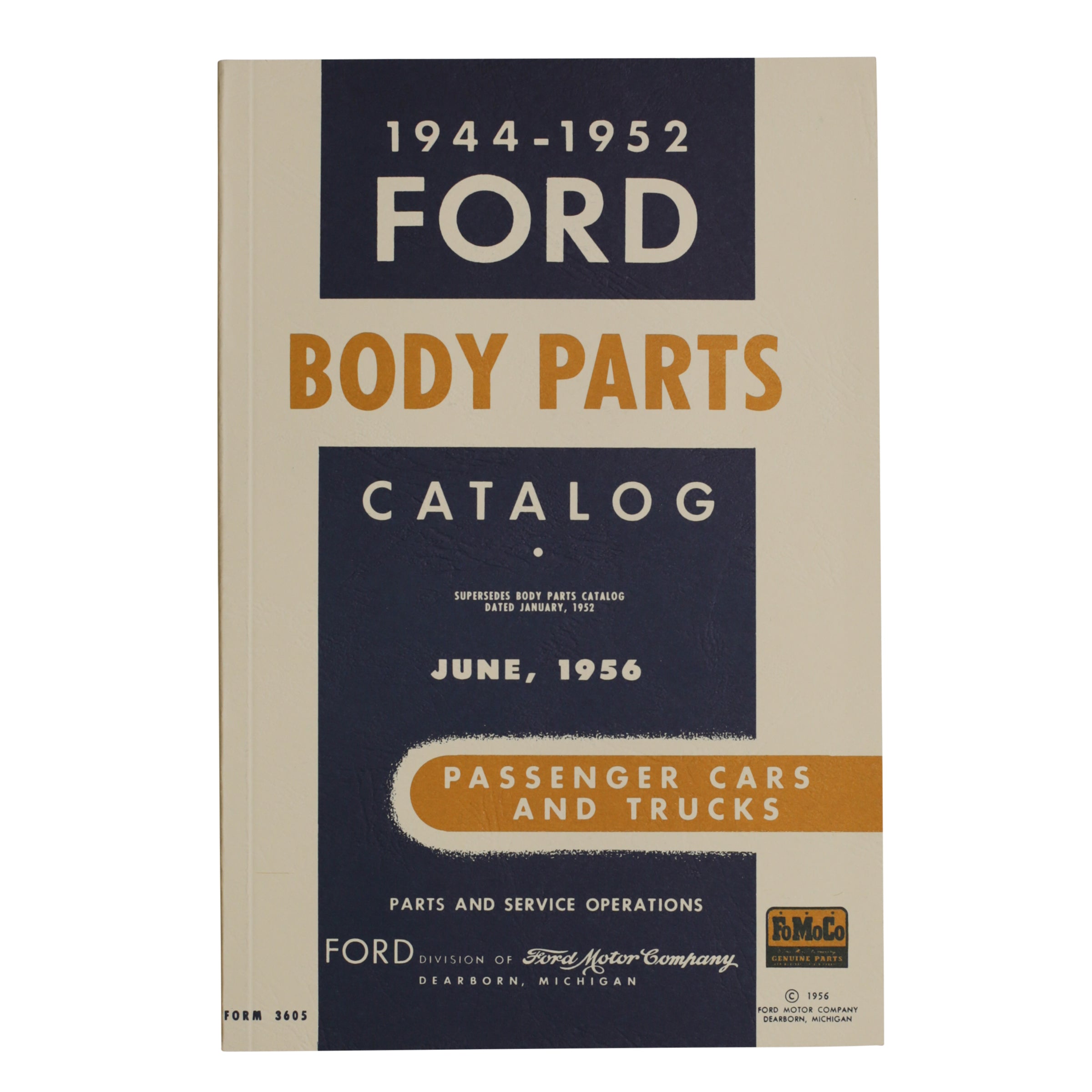 Ford Body Parts List • 1944-52 Ford