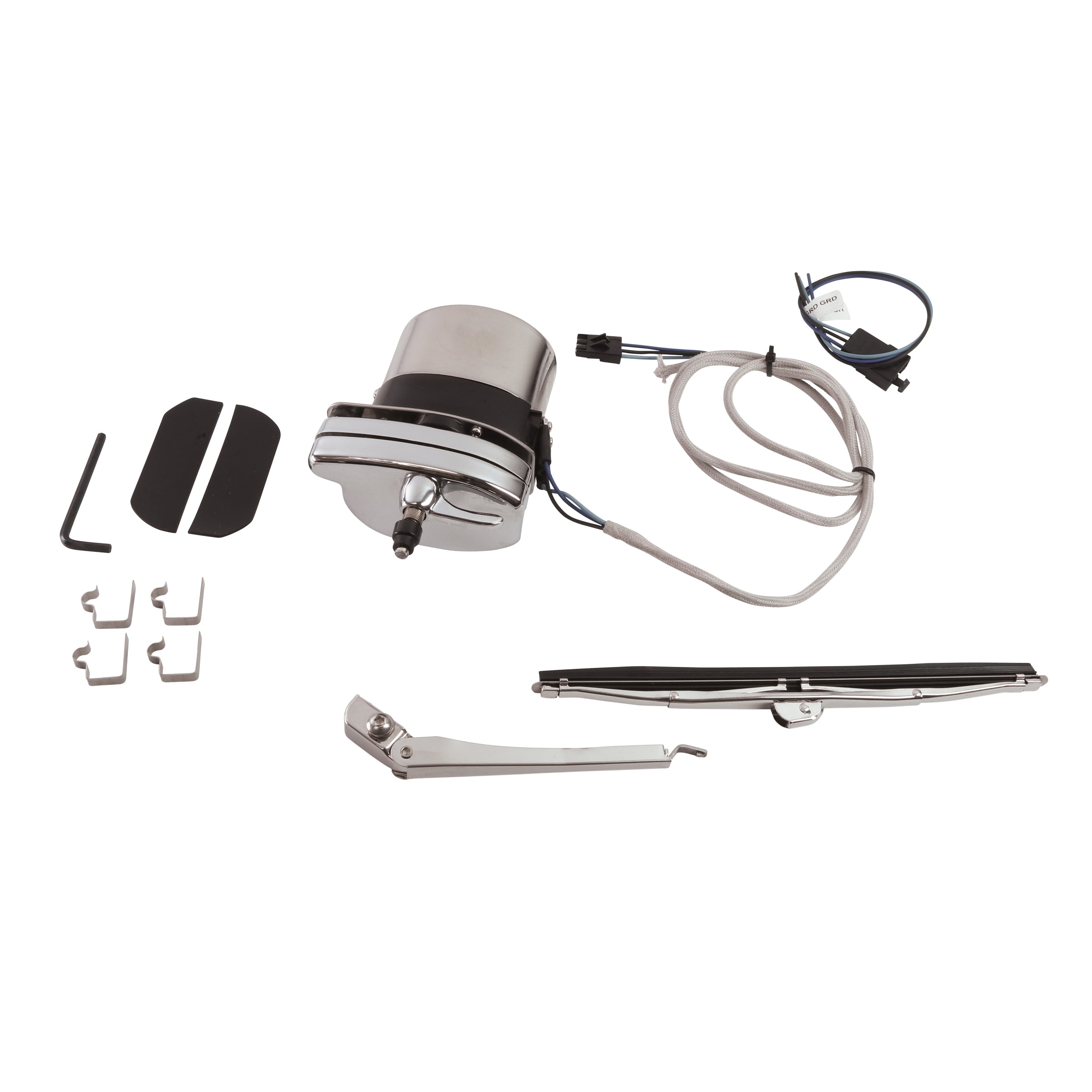 Windshield Wiper Motor Kit (Clamp-On) • 1932-36 Ford Roadster & Phaeton