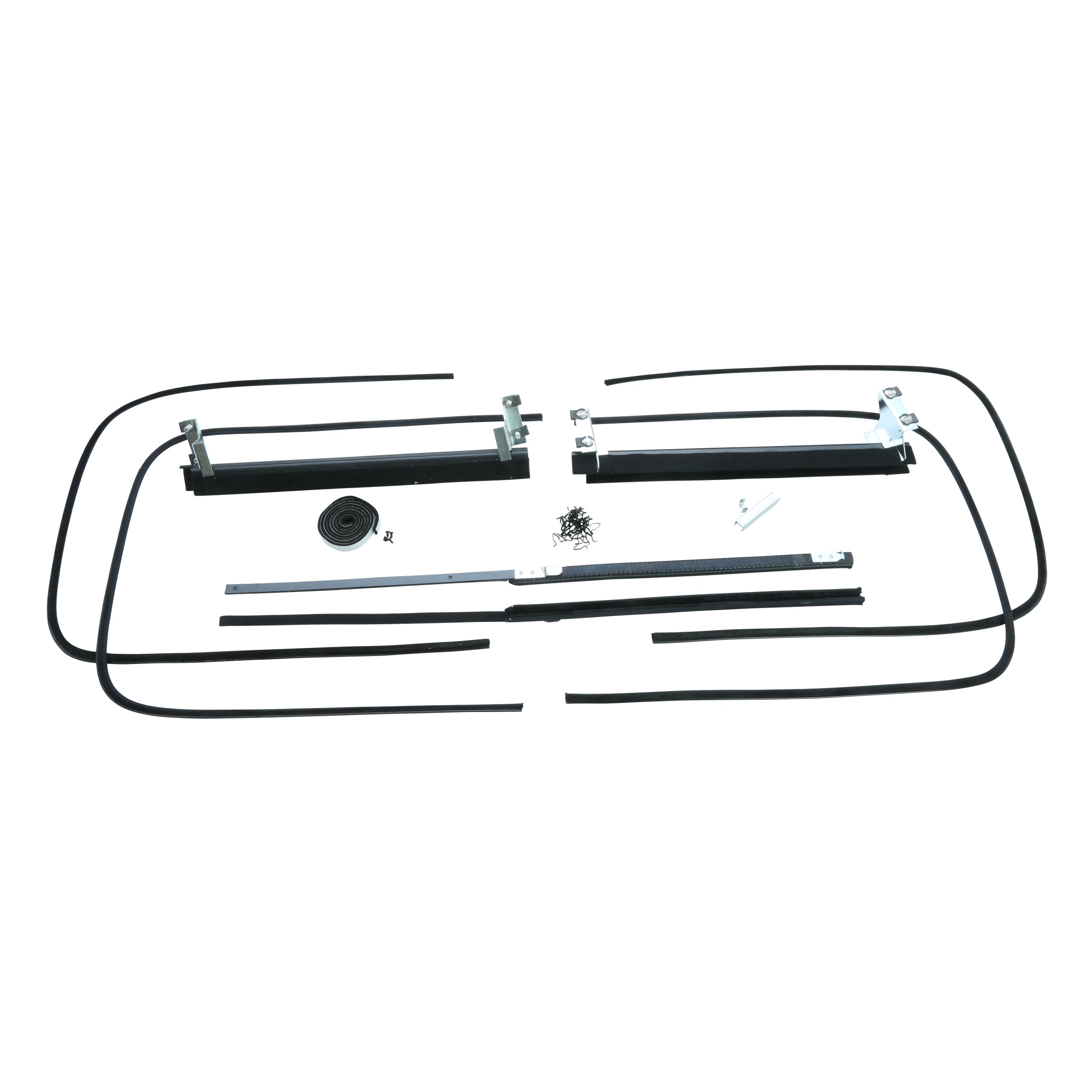 Window Channel Kit (Front Door) • 1941-42 Ford 5-Window Coupe & Fordor Sedan (Angled Bracket)