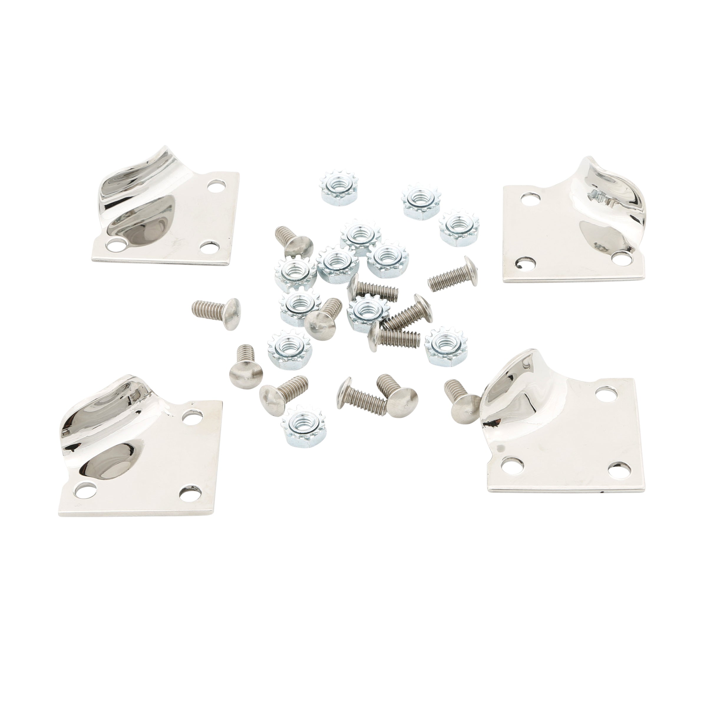 Hood Latch Clip Bracket Set (Stainless Steel) • 1928-31 Model A Ford