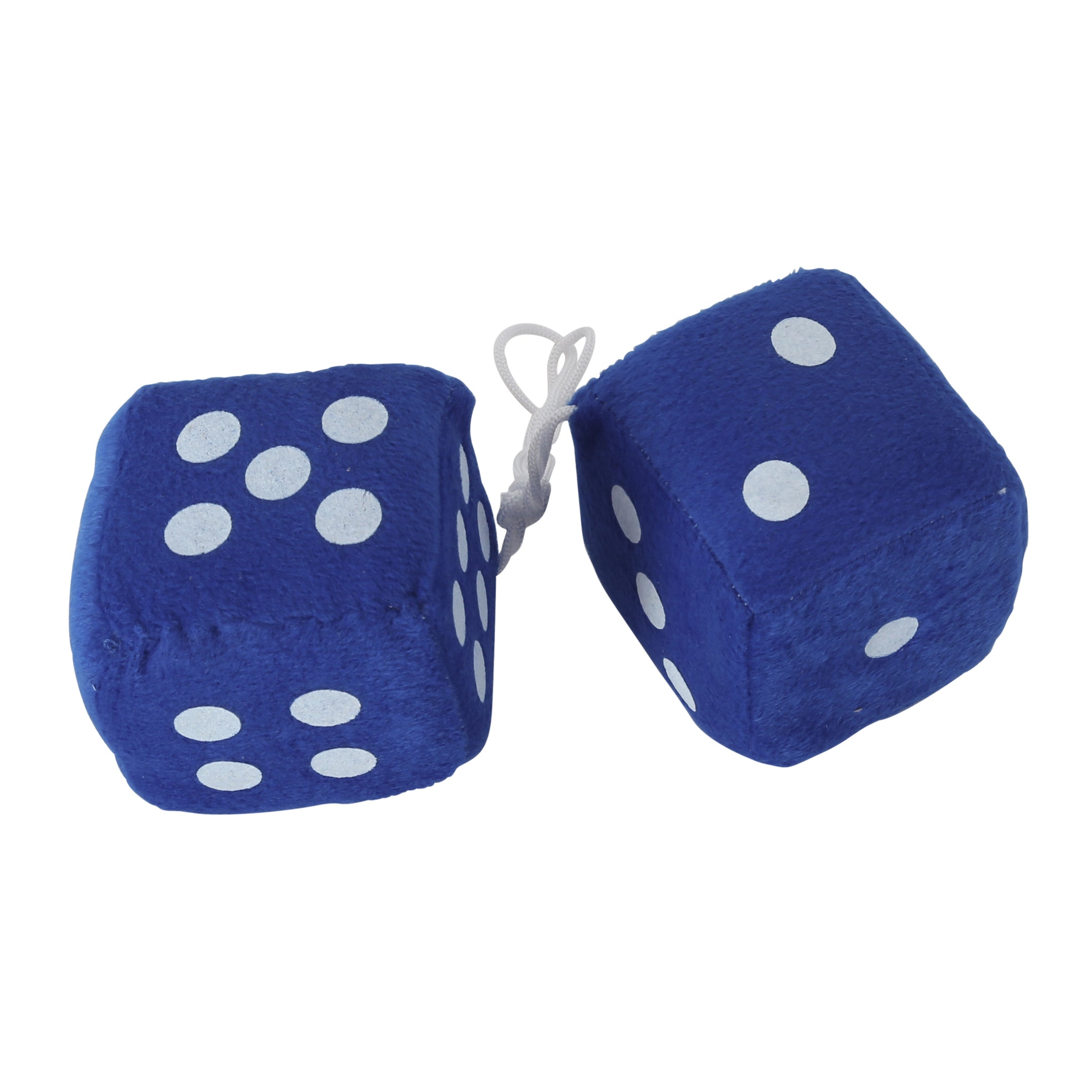 Fuzzy Dice (Blue) • 50's Style
