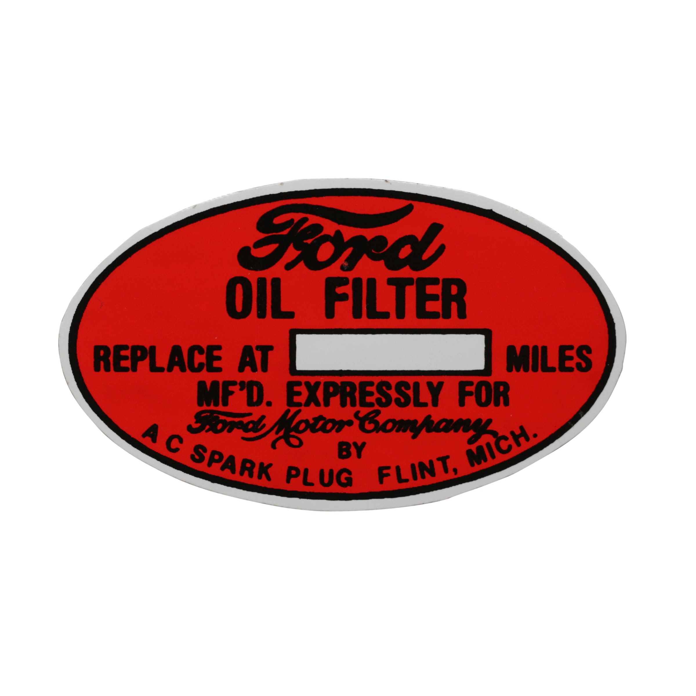 Engine Compartment Decal • 1935-48 Ford