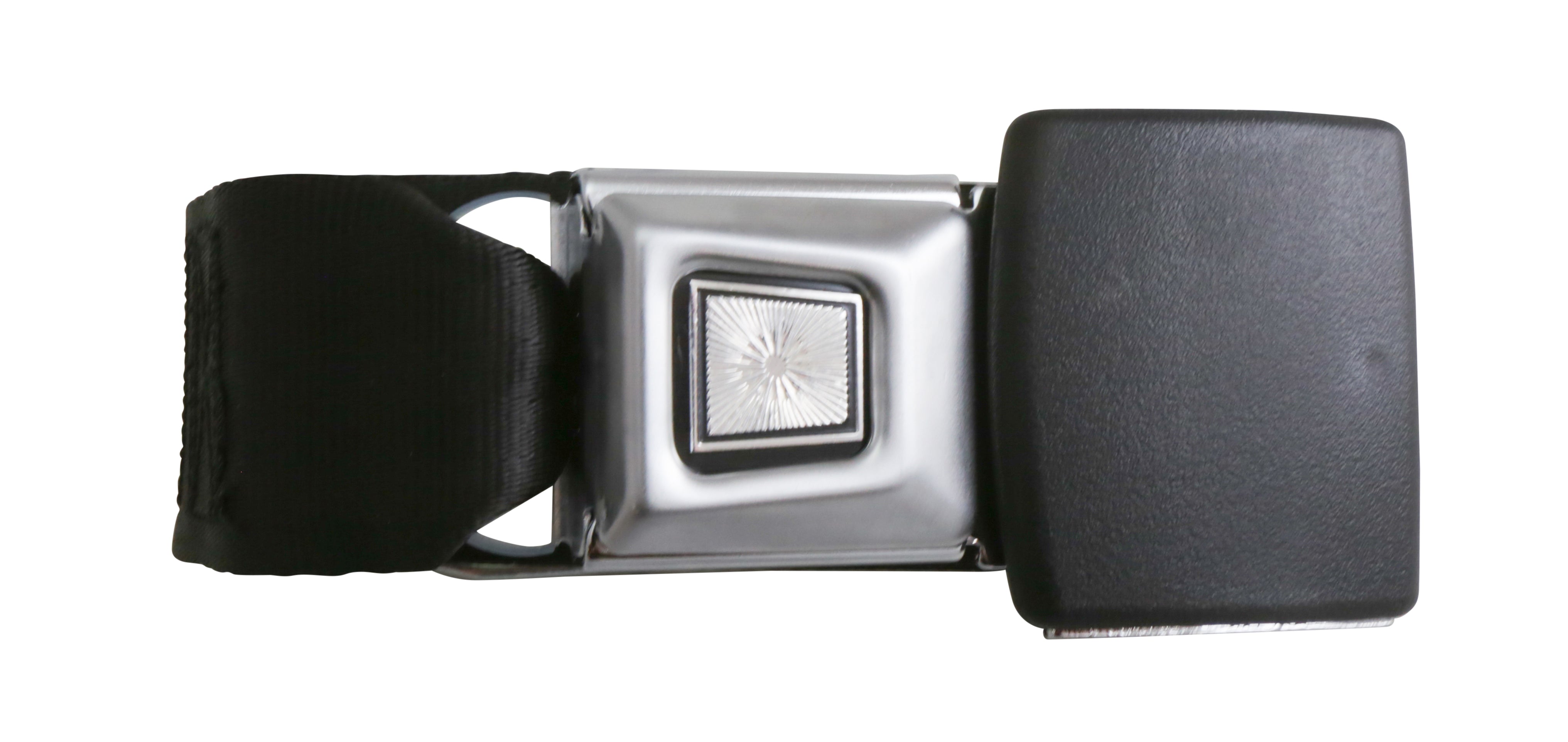 Seat Belt (Deluxe Metal Push Button Black 60