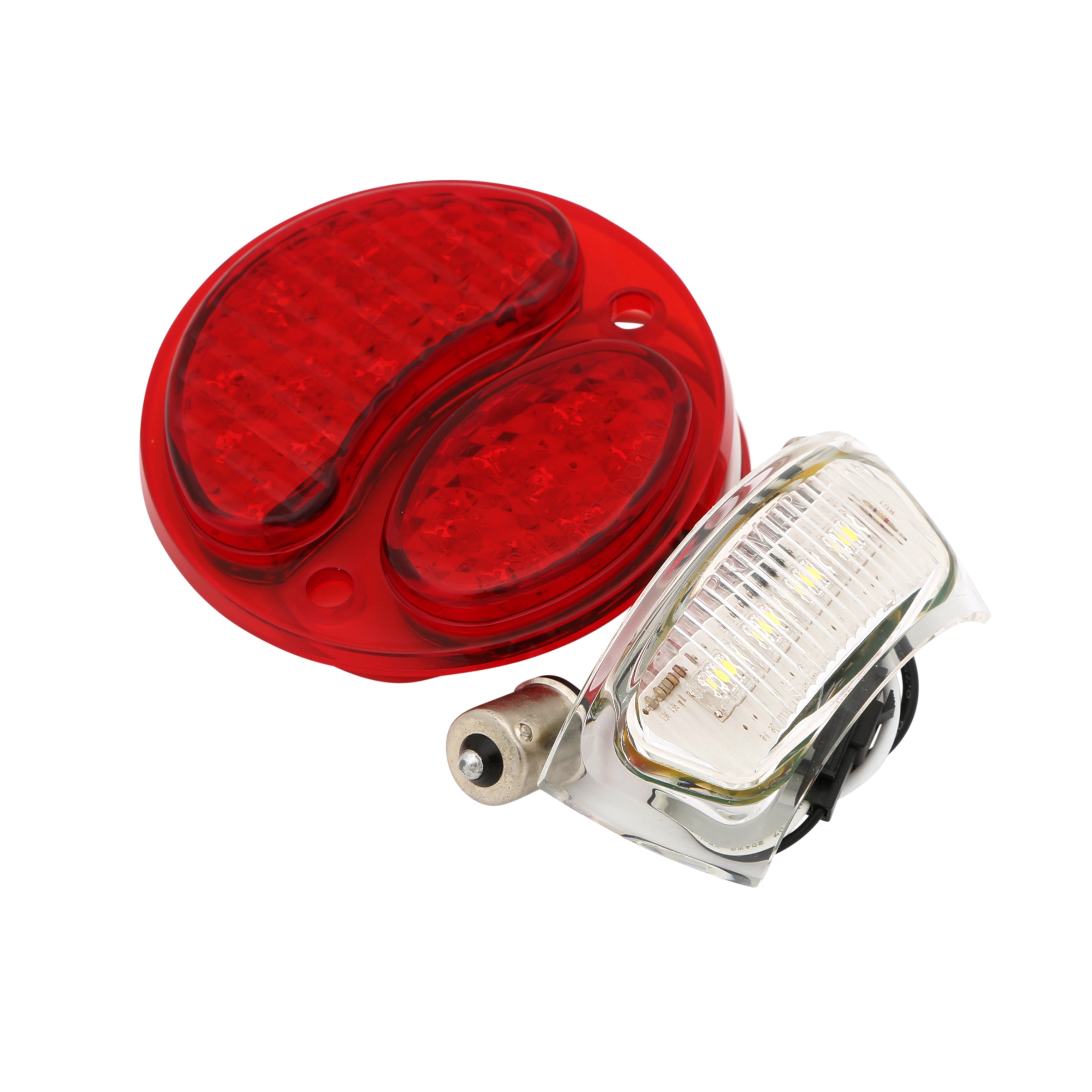 Taillight Lens Assembly (LED 12 Volt All Red) • 1928-31 Model A Ford Left