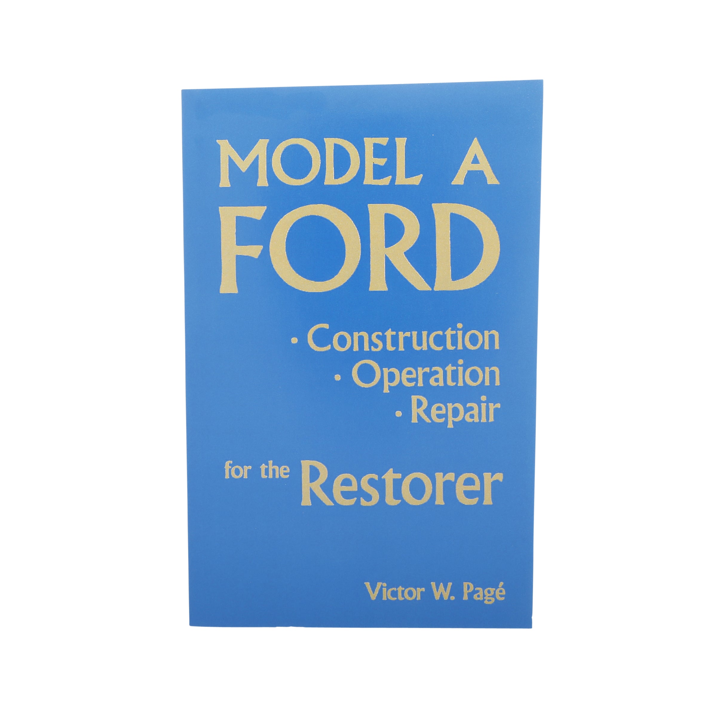Model A Ford Construction and Operation