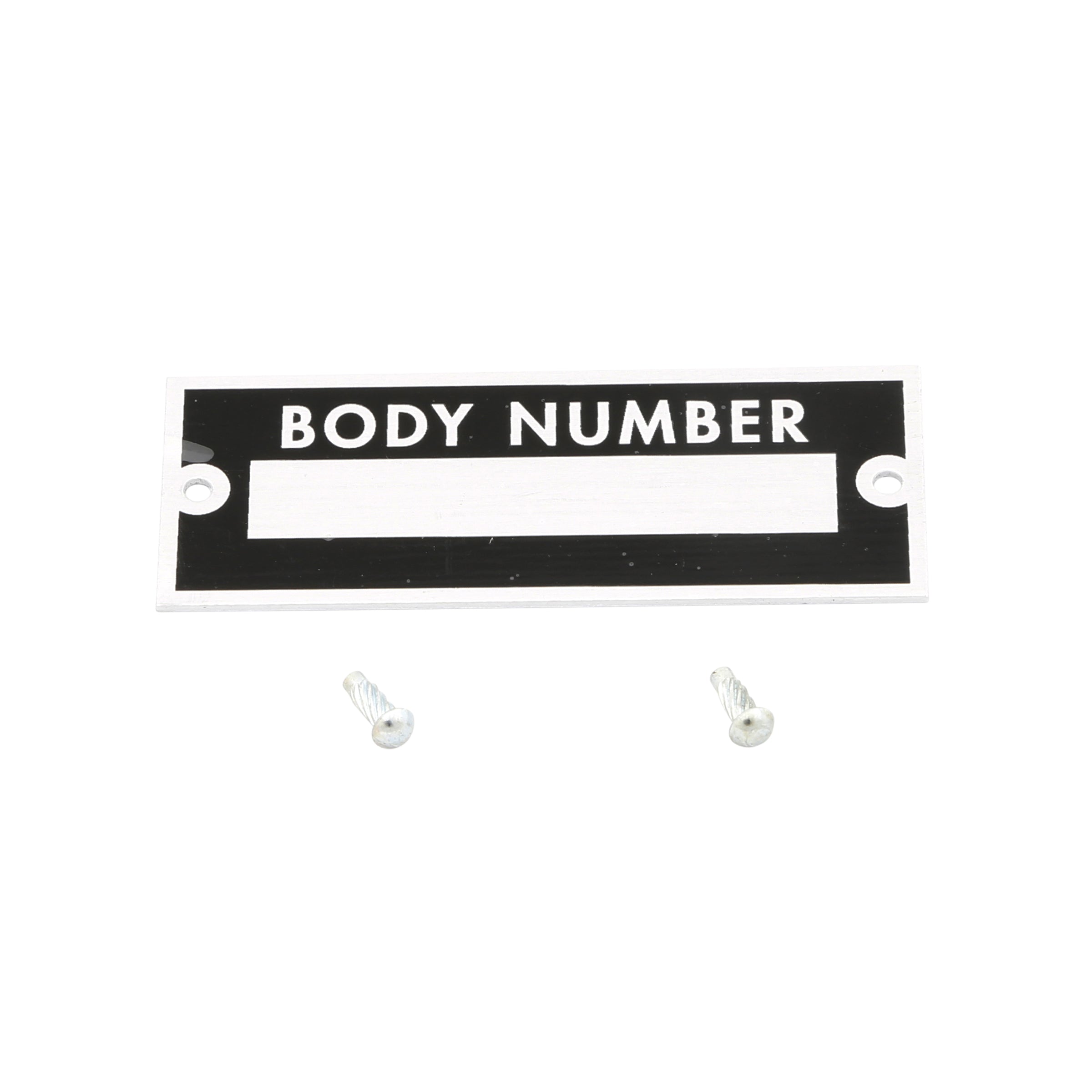 Body Number Plate • Ford Universal